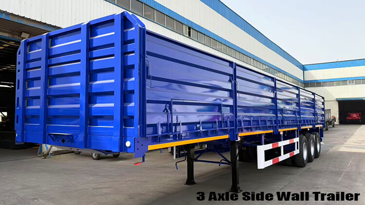 Tri Axle Sidewall Trailer for Sale Price in Congo