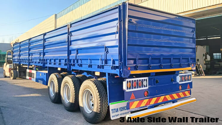 Tri Axle Sidewall Trailer for Sale Price in Congo