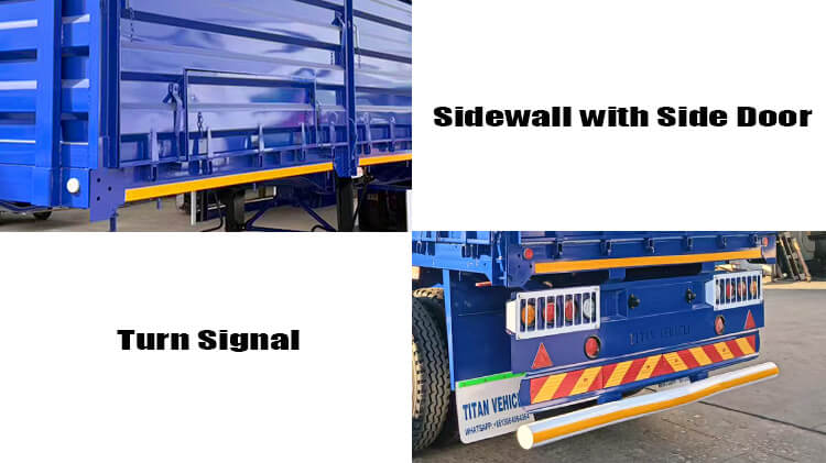 Tri Axle Sidewall Trailer for Sale Price in Congo