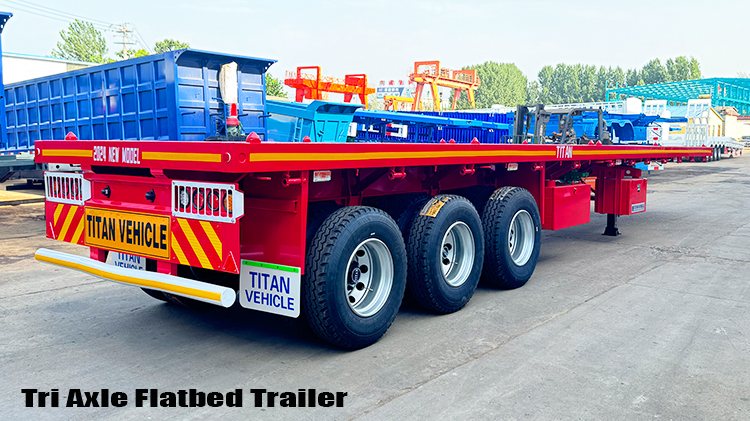 Heavy Duty 40 Foot 3 Axle Flatbed Trailer for Sale in Congo