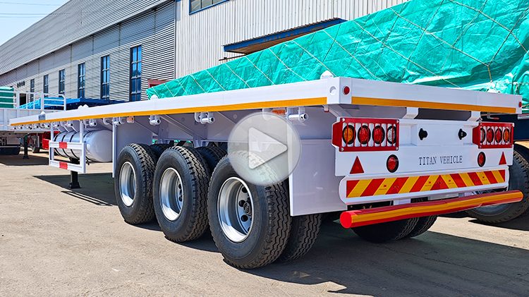 semi flatbed trailer, flat bed semi trailer in Kinshasa DR Congo