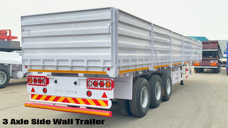 3 Axle Side Wall Trailer for Sale in Congo