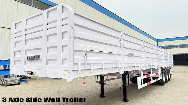 3 Axle Side Wall Trailer for Sale in Congo