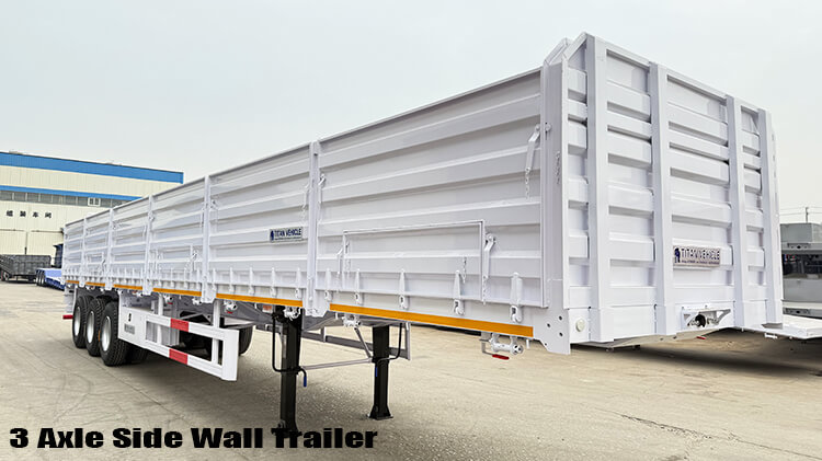 3 Axle Side Wall Trailer for Sale in Congo