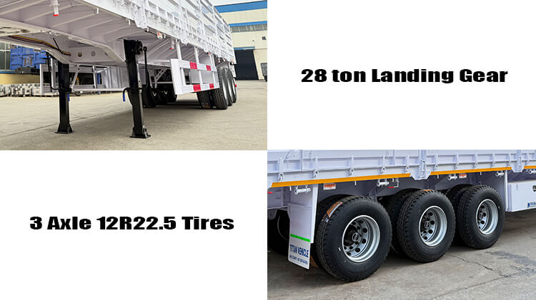 3 Axle Side Wall Trailer for Sale in Congo