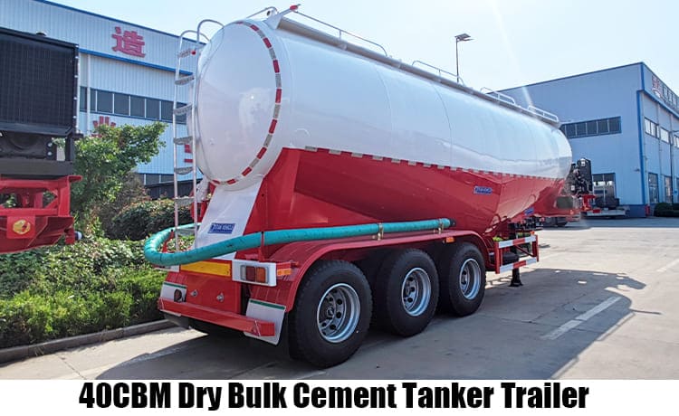 40CBM Dry Bulk Cement Tanker Transport Vehicle Price for Sale in Congo