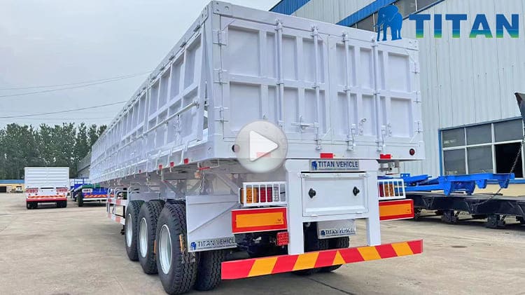 New 34 Ton/Tonne Dropside Side Tippers Trailers for Sale in Congo