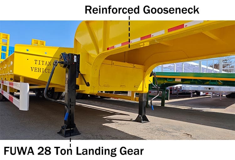 Tri Axle Low Loader Trailer for Sale in Congo Kinshasa