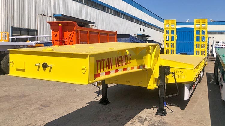 Tri Axle Low Loader Trailer for Sale in Congo Kinshasa