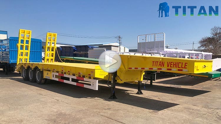 Tri Axle Low Loader Trailer for Sale in Congo Kinshasa