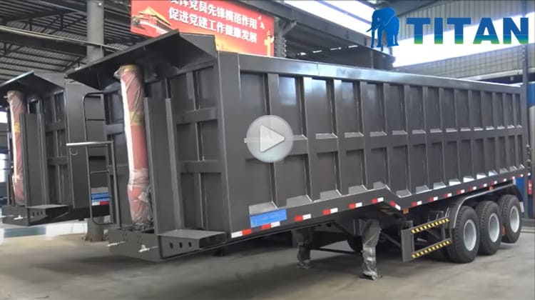 3 Axle 30CBM Tractor Tipper Trailer for Sale Near Me