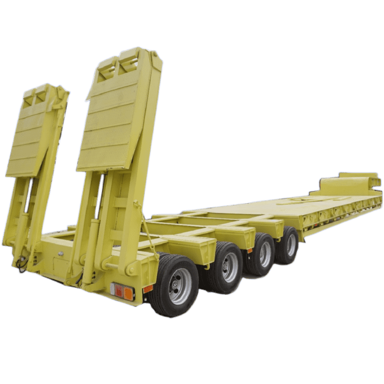 4 Line 8 Axle 150t Low Drop Deck Semi Trailer
