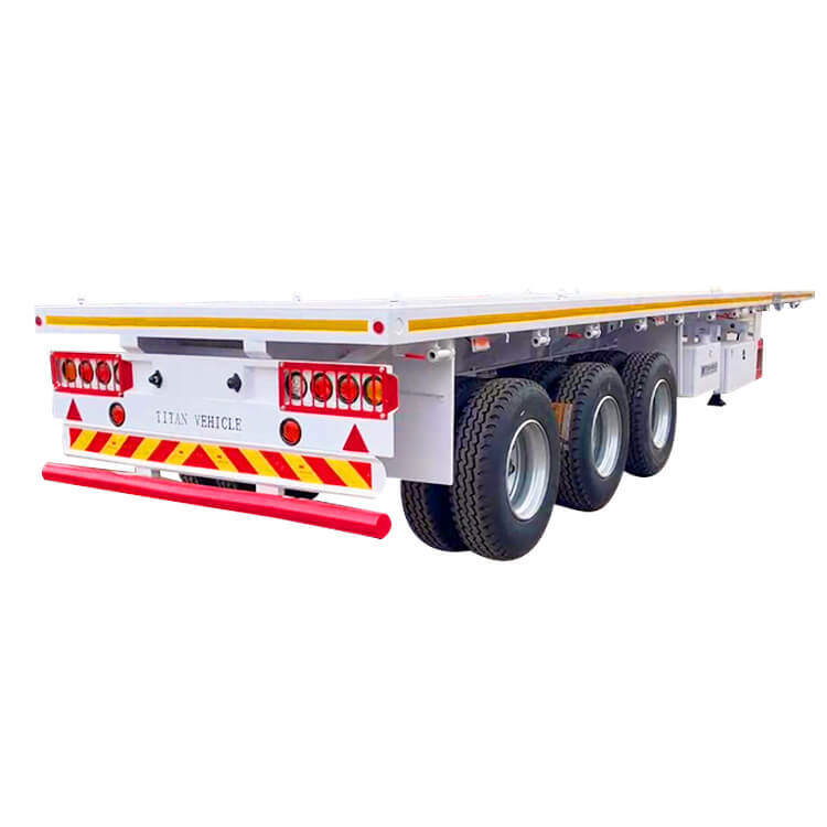 3 Axle Flatbed Container Trailer