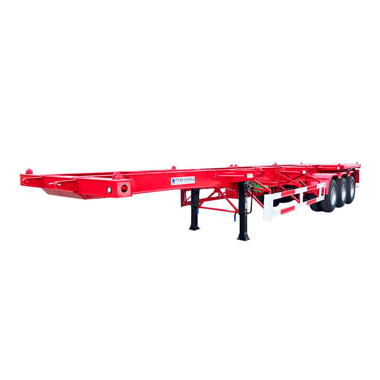 3 Axle 40ft Skeletal Trailer