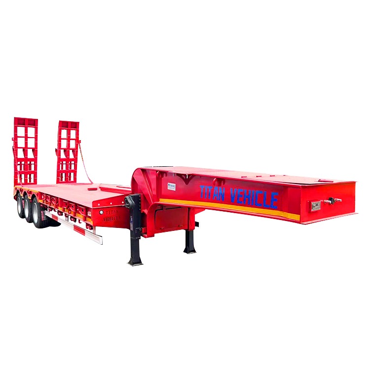 60 Ton Low Bed Trailer Truck