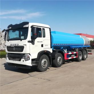 Howo Stainless Steel Fuel Tank Truck 