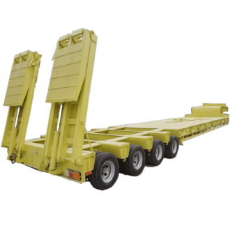 4 Line 8 Axle 150t Low Drop Deck Semi Trailer