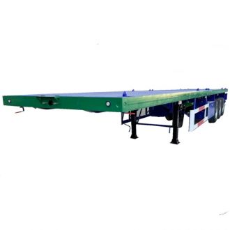 Single Tire 40 Foot Flatbed Semi Trailer