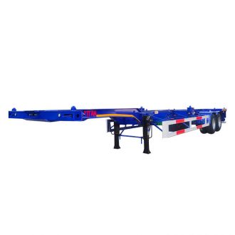 2 Axle 40ft Container Skeleton Trailer