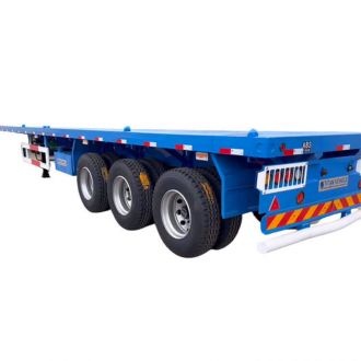 3 Axle 60 Ton Flat Bed Trailer