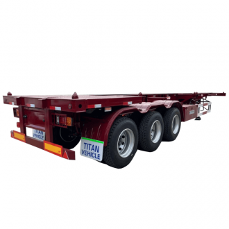 Tri Axle 40 Foot Container Chassis Trailer