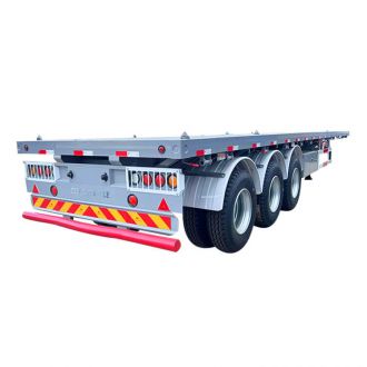Tri Axle Flatbed Semi Trailer