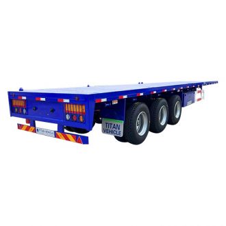 3 Axle Flat Bed Trailer