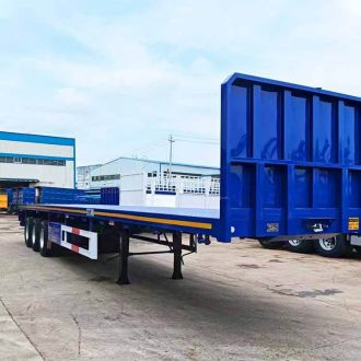 Tri Axle 40 Ft Flatbed Semi Trailer