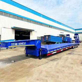 4 Axle Lowbed Trailer 100 ton