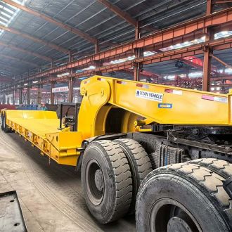 2 Axle 60 Tons Detachable Trailers