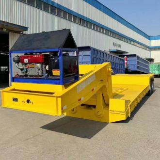 Removable Gooseneck Lowboy Trailer