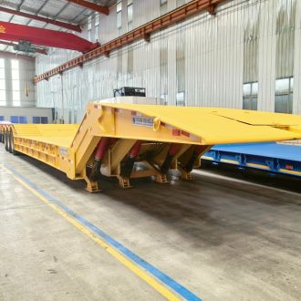 100 Tons Folding Neck Lowboy Trailer