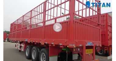 3 Axle 50 Ton Fence Cargo Trailer